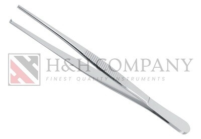 PLIERS SURGICAL, TISSUE FORCEPS, 1X2 TEETH, 14.5 CM, 5-1/2&quot;