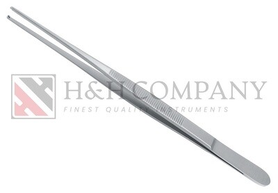 PLIERS SURGICAL, TISSUE FORCEPS, 1X2 TEETH, NARROW 2MM TIP, 8&quot;, 20 CM