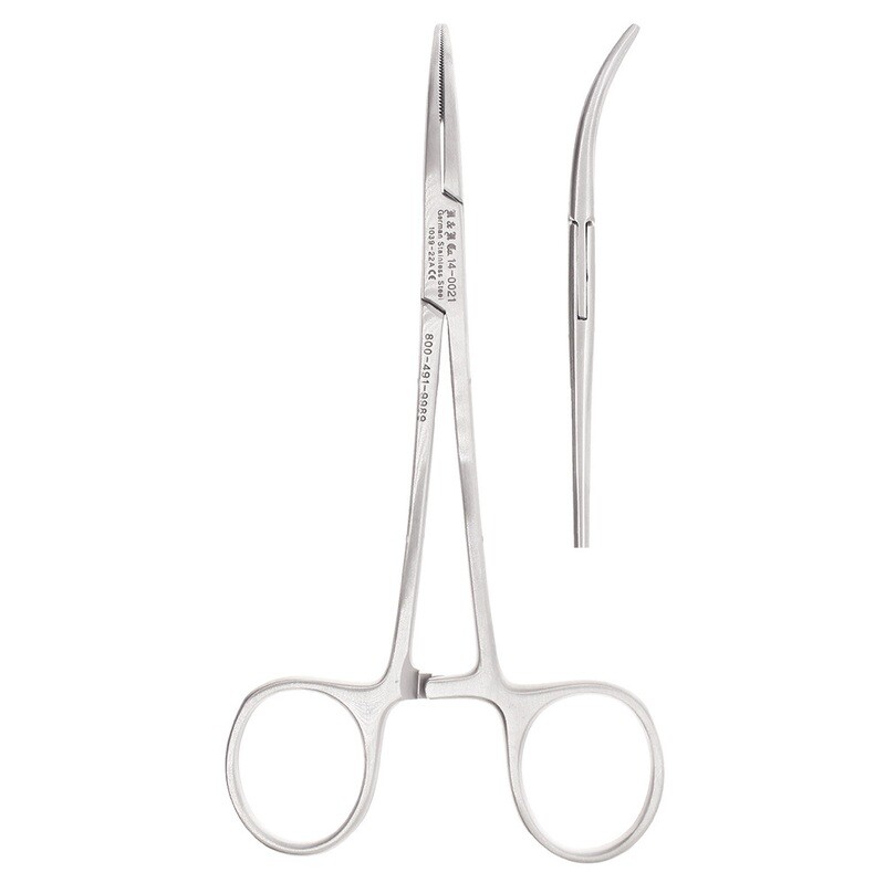 HEMOSTAT - KELLY - 5 1/2" Curved