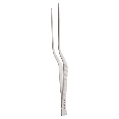 TISSUE FORCEPS - CUSHING-BROWN - BAYONET - 7 1/4&quot; DISCONTINUED
