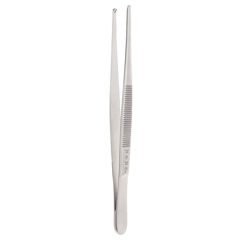 TISSUE FORCEPS - 1x2 TEETH - 5 1/2"