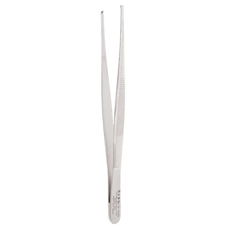TISSUE FORCEPS - 1x2 TEETH - 6"