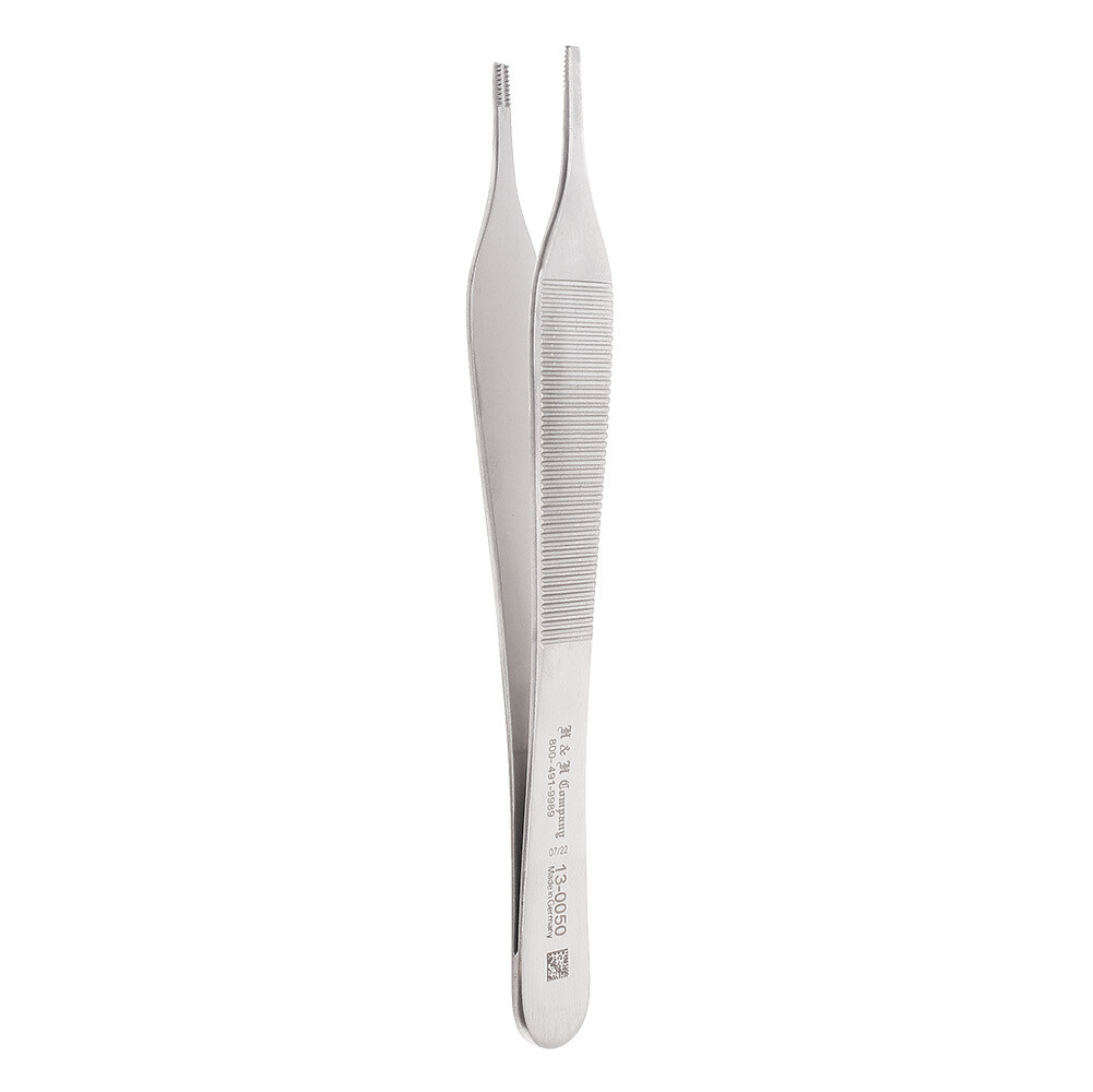 TISSUE FORCEPS - BROWN-ADSON - 4 3/4&quot; - 9x9 TEETH