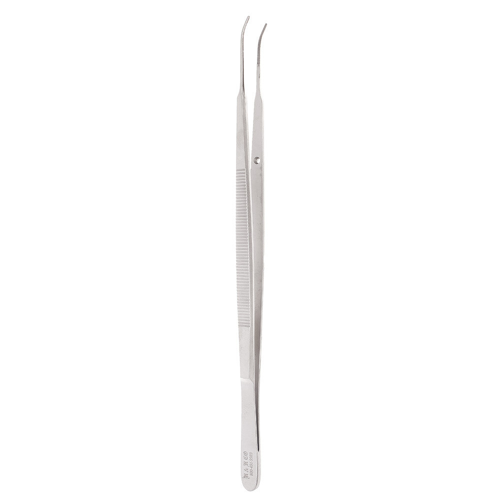 TISSUE FORCEPS - GERALD - 7&quot; - SERRATED - CURVED