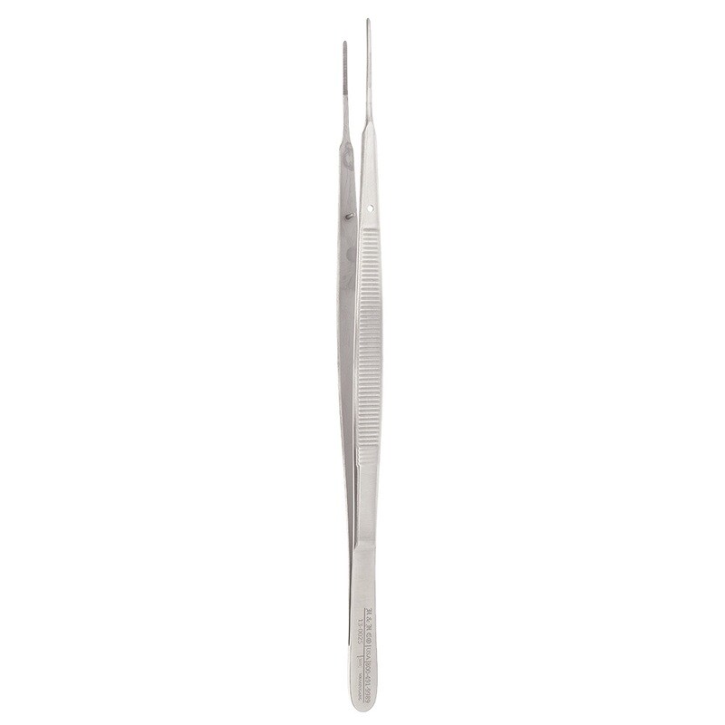 TISSUE FORCEPS - GERALD - 7&quot; - SERRATED - STRAIGHT