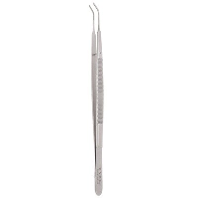 TISSUE FORCEPS - GERALD - 7&quot; SERRATED - ANGLED