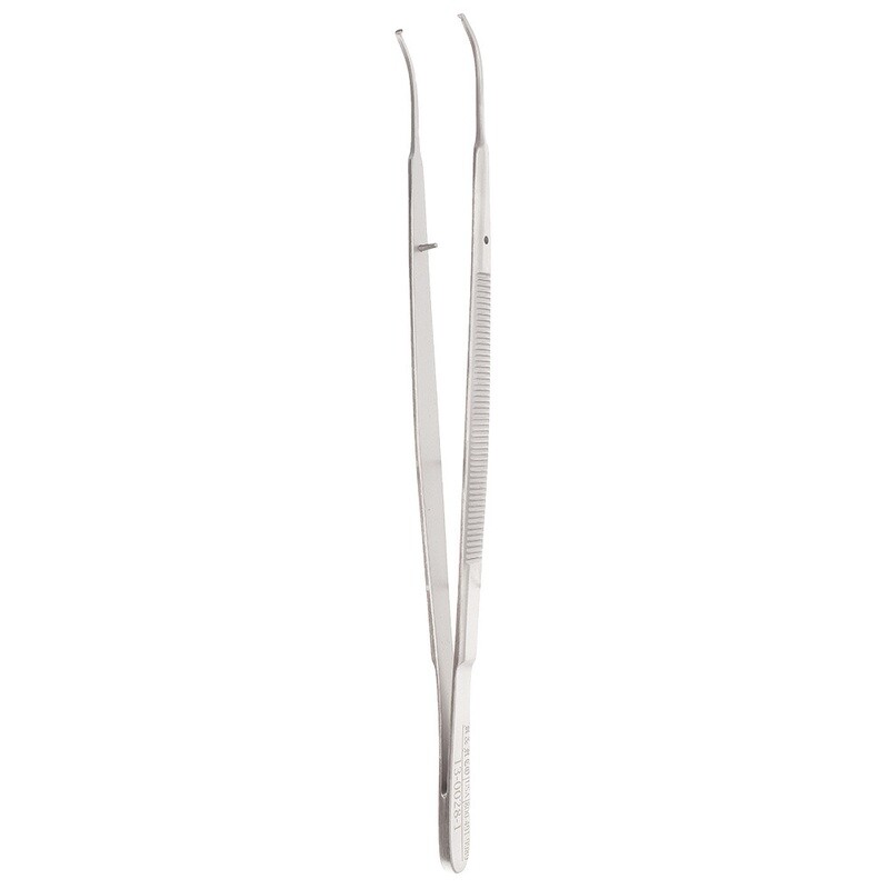 TISSUE FORCEPS - GERALD - 7" - 1x2 - CURVED