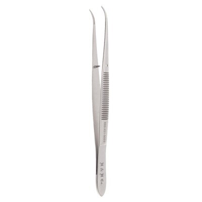 TISSUE FORCEPS - SEMPKIN - 5&quot; CURVED - SERRATED