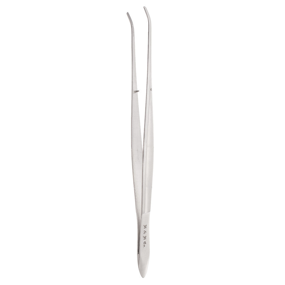 TISSUE FORCEPS - CUSHING - 7&quot; - SERRATED - CURVED