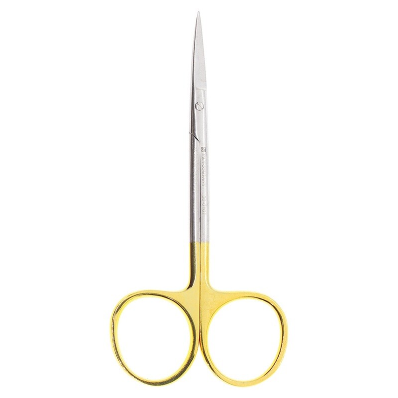 SCISSORS IRIS TC, 4 1/2" CURVED 