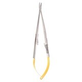 CASTROVIEJO NEEDLE HOLDER  7&quot; TC CURVED SERRATED