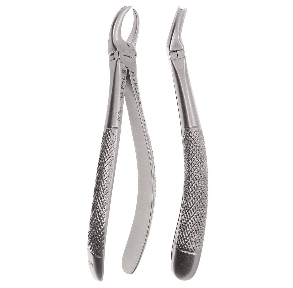 EXT FORCEP #90W UPPER MOLAR MODIFIED WIDE BEAK (LEFT) EXT FORCEP #90W UPPER MOLAR MODIFIED WIDE BEAK (LEFT)