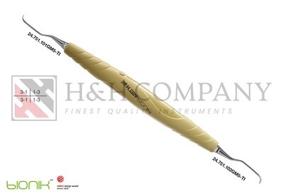 SPECIAL CURETTE PERIODONT., ZEPF-BIONIK GRACEY 1/2