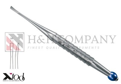 X TOOL-7 ELEVATOR, CURVED 3,0 MM WITH BLUE ID BALL
