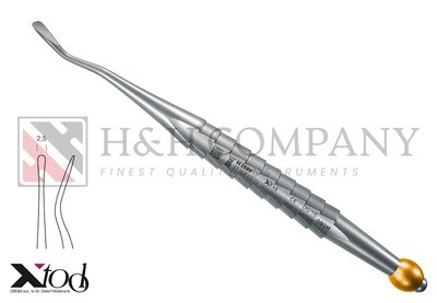 X-TOOL, DISTAL ROOT ELEVATOR, FIG. 77L, 4,5MM, ZEPF X-TOOL HANDLE,