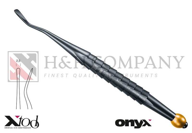 X-TOOL, DISTAL ROOT ELEVATOR, FIG. 77L, 4,5MM, ZEPF X-TOOL HANDLE,