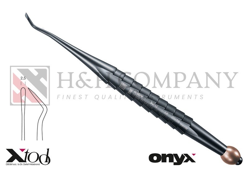 ROOT ELEVATOR, X-TOOL, 2,5MM, MESIAL BENDING, ZEPF
