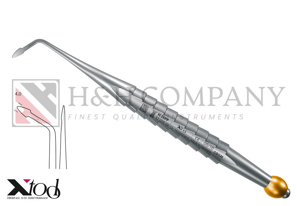 SPADE, SYNDESMOTOME, RIGHT-BENDING, F.LINGUAL/BUCCAL LUXATION