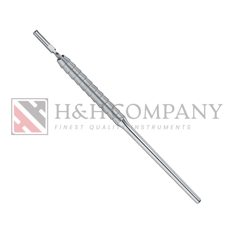 DOUBLE BLADE HANDLE, SCALPEL 1.5MM PARALLEL BLADE HOLDER, ROUND, ZEPF-LINE