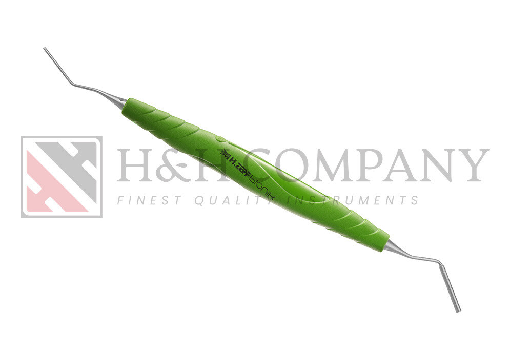 CONDENSOR WITH DEPTH MEASUREMENT, TITANIUM, YELLOW-GREEN BIONIK,1.0 / 2.0mm