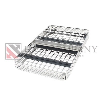 CASSETTE 8 INSTRUMENTS 
1 RETAINING BAR 178 x 210 x 24mm STAINLESS STEEL
