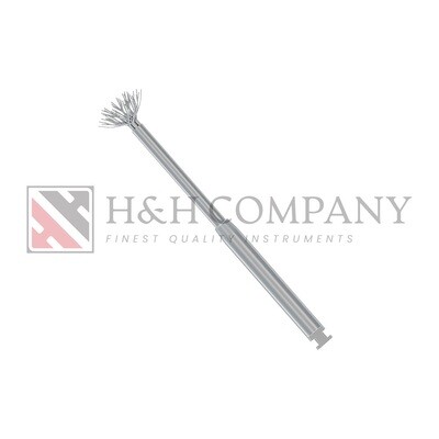 PERI-IMPLANTITIS TITANIUM BRUSH LATCH TYPE STANDARD 38mm, 3.0mm DIA