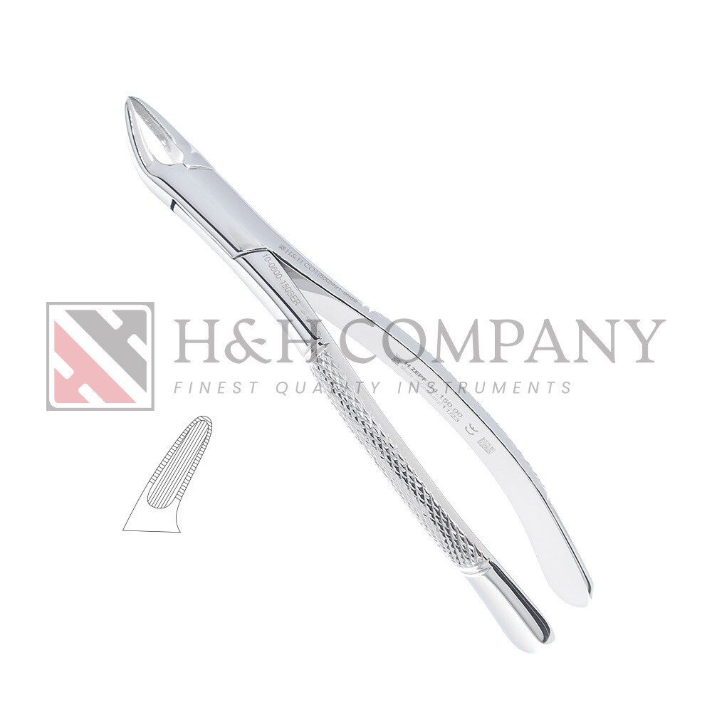 EXTRACTION FORCEPS #150 SERRATED