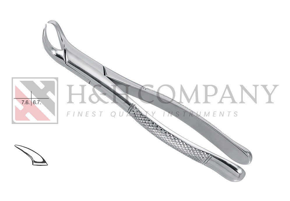 EXTRACTING FORCEPS, AMERICAN PATTERN, 23 THIN BEAK, OPEN DESIGN