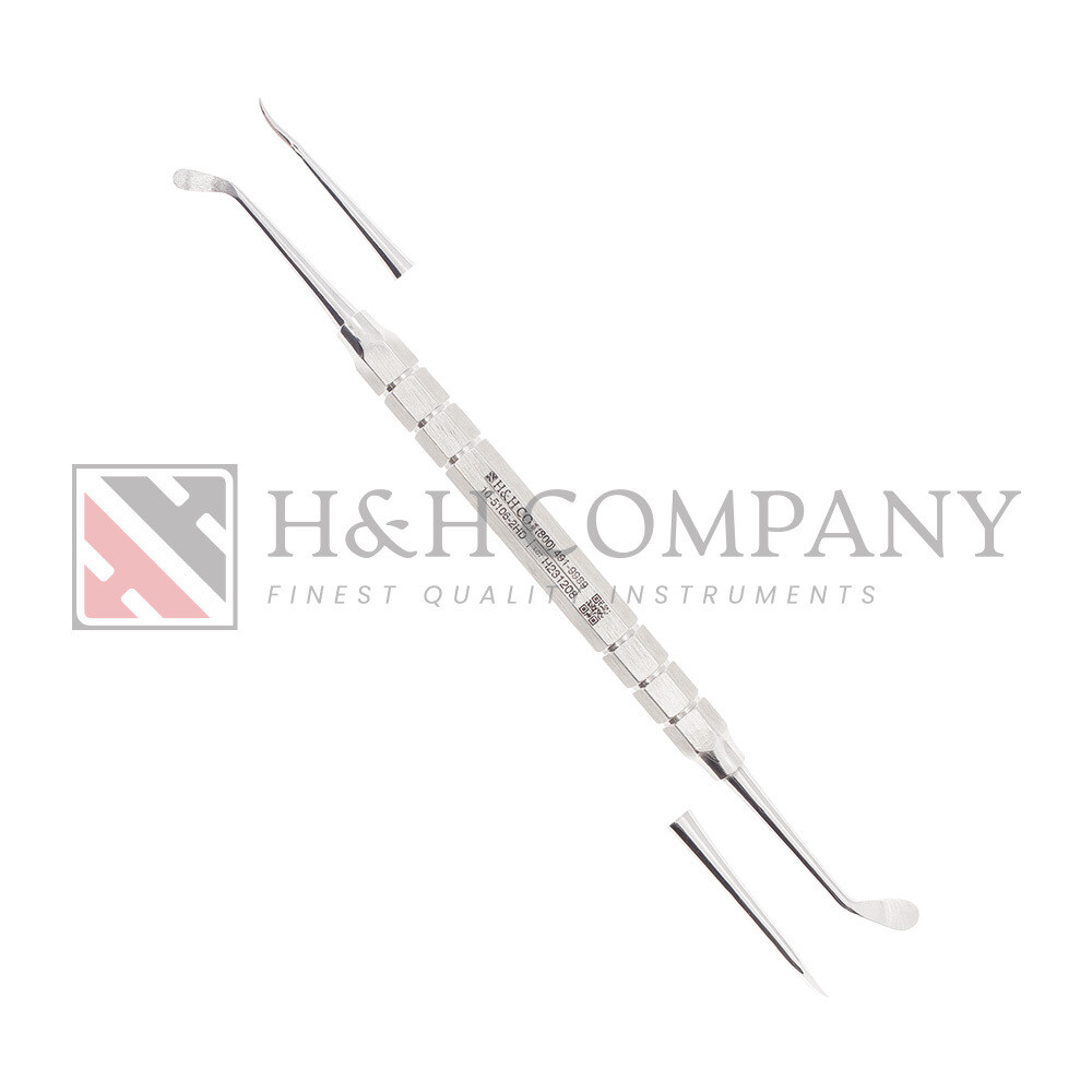 CURETTE MOLT 2/4HD ANGLED RIGHT HD D/E, Handle Options:: HD HANDLE 5/16” Hex