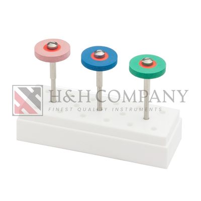 SET OF 3 CERAMIC POLISHERS, WHEELS, HP