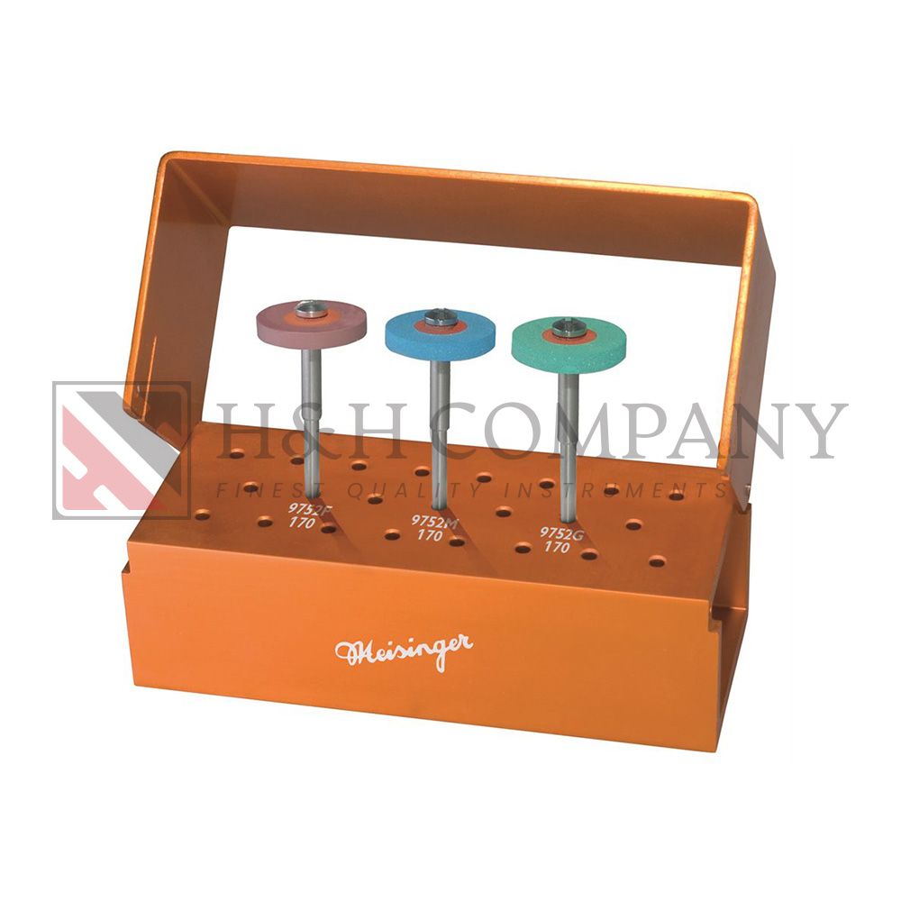 SET OF 3 CERAMIC POLISHERS, WHEELS, HP