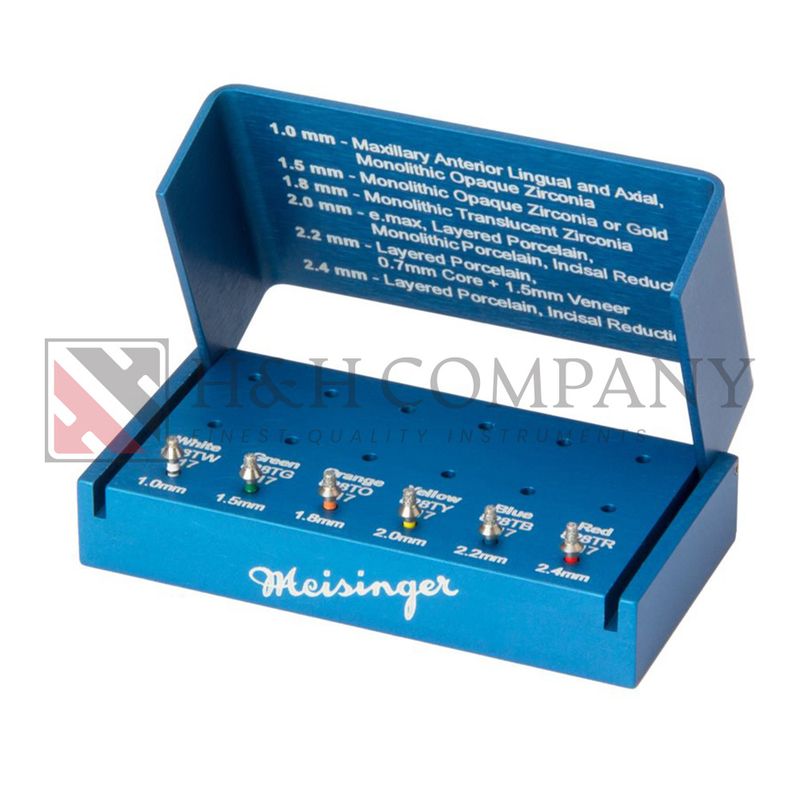 TAPERED OCCLUSAL REDUCTION BUR KIT, 3IN1 OCCLUSAL REDUCTION &amp; INLAYS / ONLAYS, DR. KOMETAS