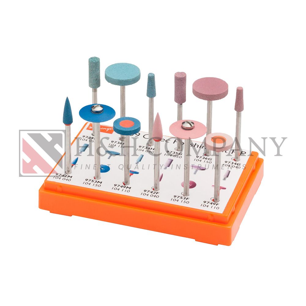 CEREC POLISHING KIT, MACHINING &amp; POLISHING HIGH-PERFORMANCE DENTAL CERAMICS, CAD / CAM, HP