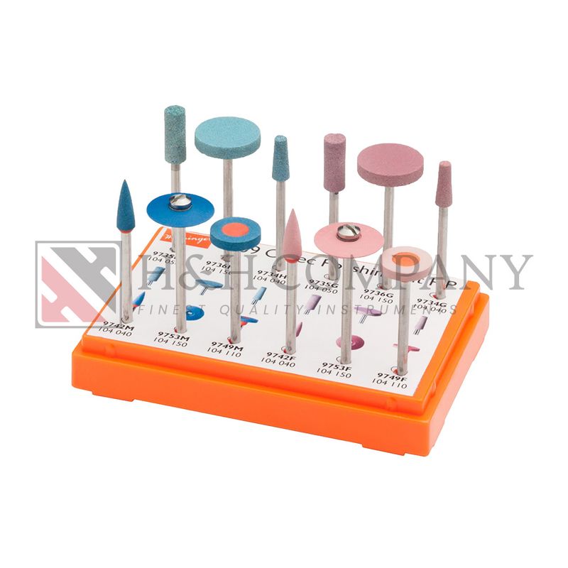 CEREC POLISHING KIT, MACHINING &amp; POLISHING HIGH-PERFORMANCE DENTAL CERAMICS, CAD / CAM, HP