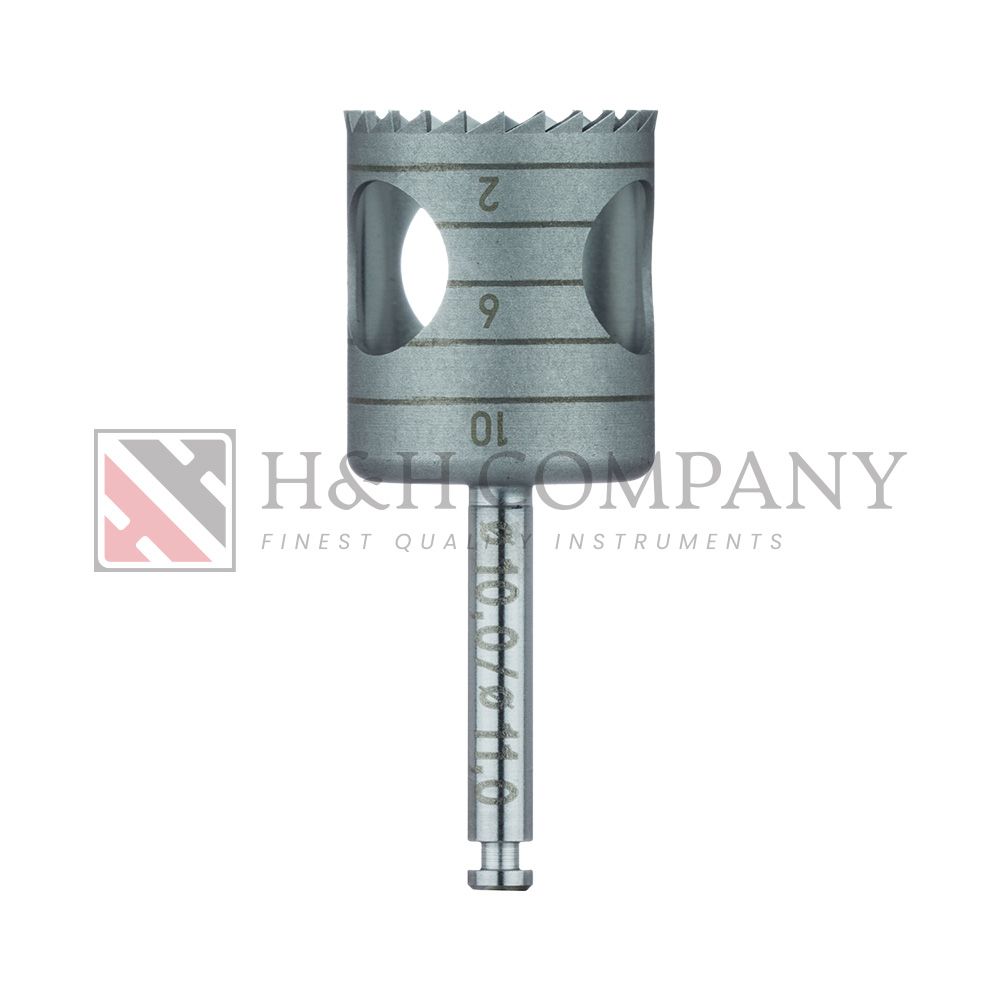 SURGERY, STAINLESS STEEL BUR, TREPHINE, 11MM EXTERNAL Ø, 10MM INTERNAL Ø, RAL