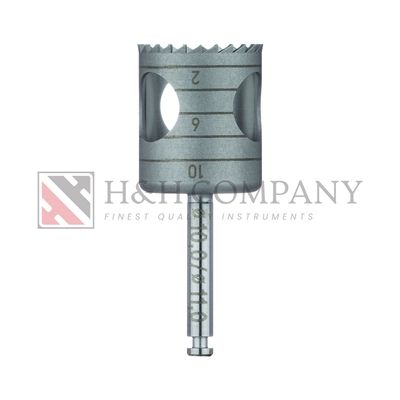 SURGERY, STAINLESS STEEL BUR, TREPHINE, 11MM EXTERNAL Ø, 10MM INTERNAL Ø, RAL