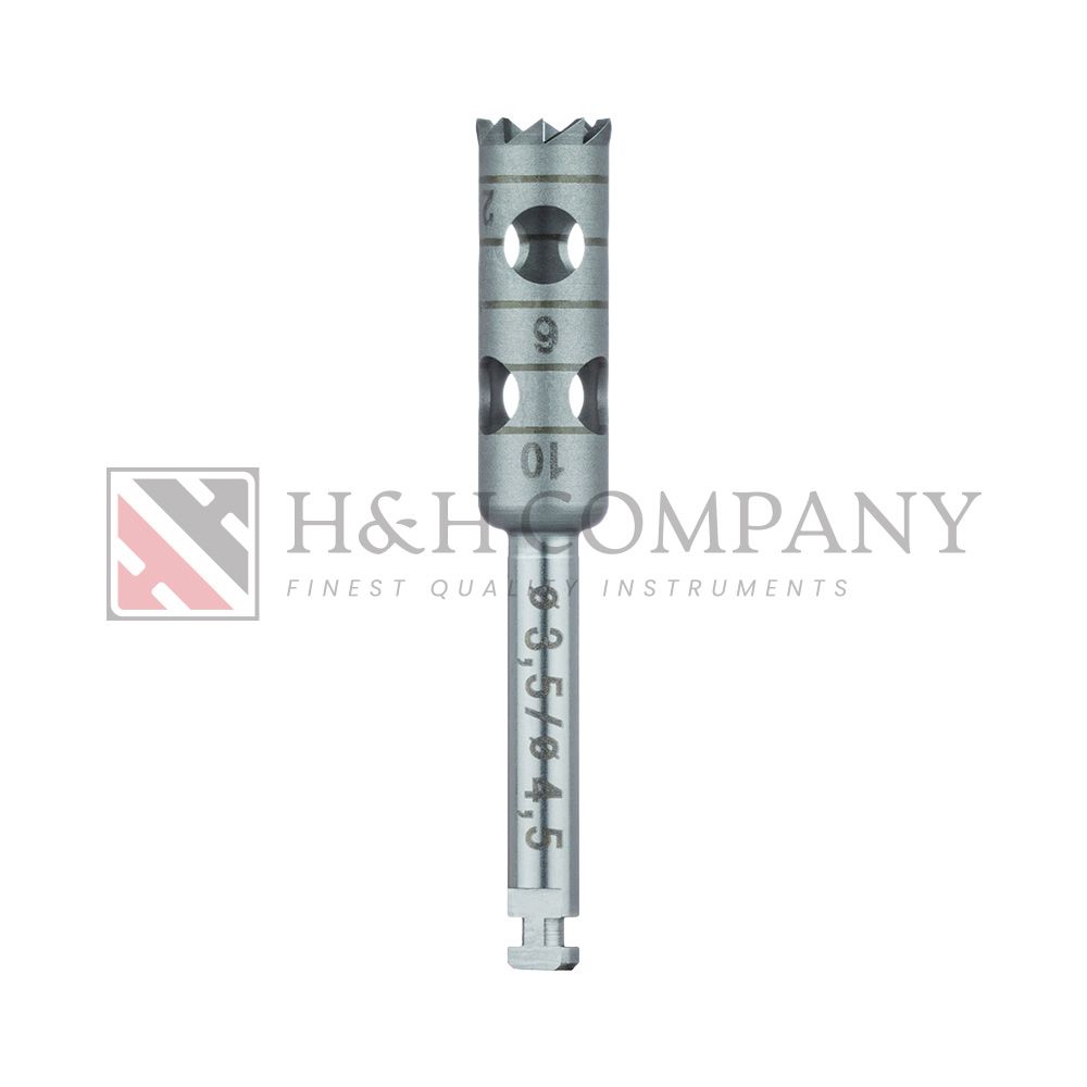 SURGERY, STAINLESS STEEL BUR, TREPHINE, 4.5MM EXTERNAL Ø, 3.5MM INTERNAL Ø, RAL