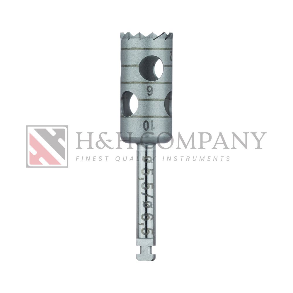 SURGERY, STAINLESS STEEL BUR, TREPHINE, 6.5MM EXTERNAL Ø, 5.5MM INTERNAL Ø, RAL