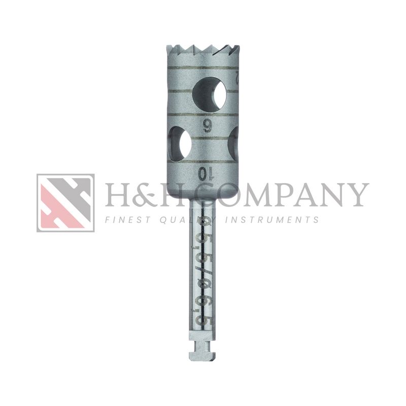 SURGERY, STAINLESS STEEL BUR, TREPHINE, 6.5MM EXTERNAL Ø, 5.5MM INTERNAL Ø, RAL