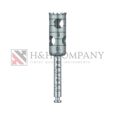 SURGERY, STAINLESS STEEL BUR, TREPHINE, 5.5MM EXTERNAL Ø, 4.5MM INTERNAL Ø, RAL