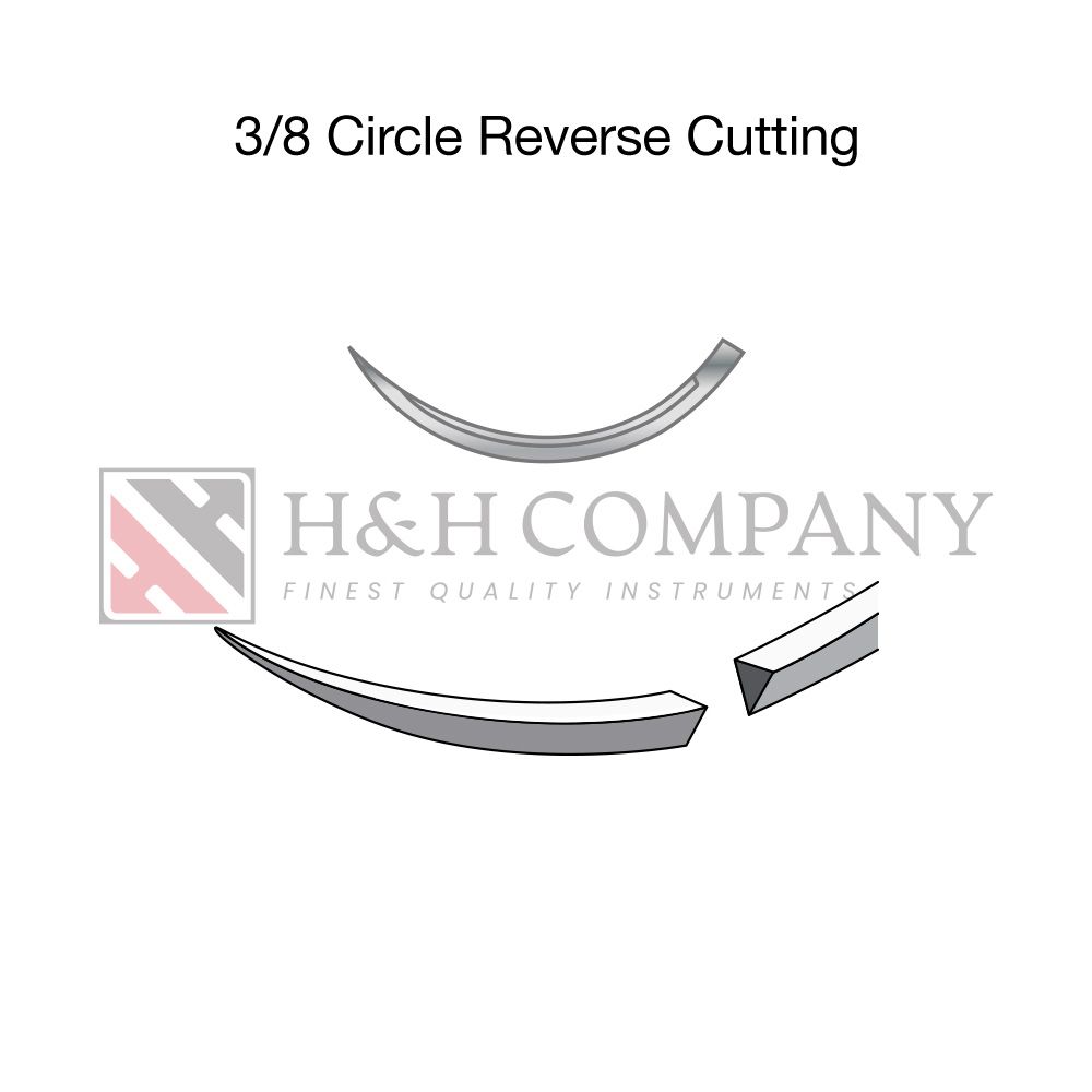 3-0 PLAIN GUT, C6 (19MM, 3/8 REVERSE CUTTING NEEDLE) 18&quot;