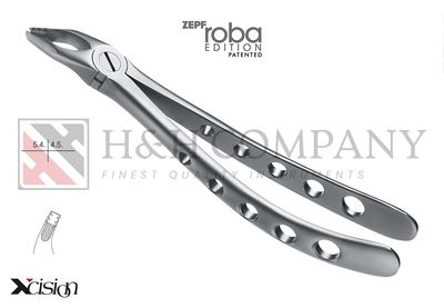 EXTRACT. FORCEPS, ENGL. PATTERN,FIG.35M MODIF., ROBA-EDITION BY DR. BECK,