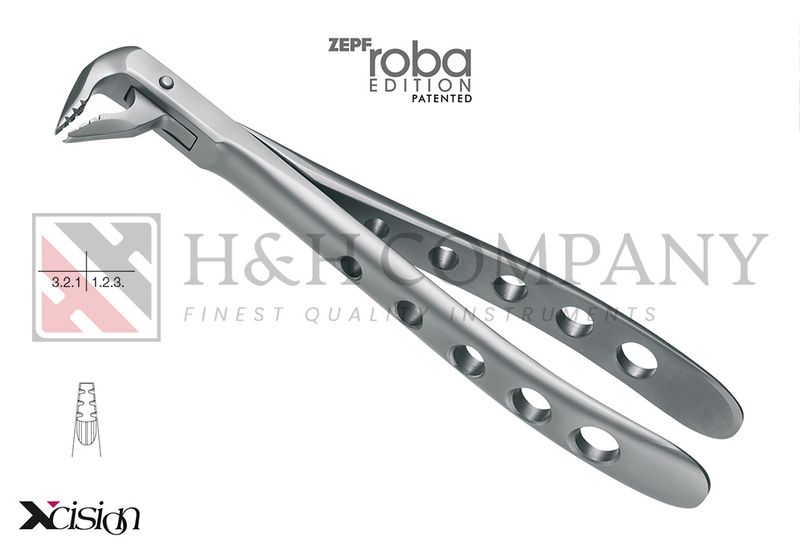 EXTRACT. FORCEPS, ENGL. PATTERN,FIG.36N MODIF., ROBA-EDITION BY DR. BECK,