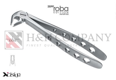 EXTRACT. FORCEPS, ENGL. PATTERN, FIG. 13 MODIF., ROBA-EDITION BY DR. BECK EXTRACT. FORCEPS, ENGL. PATTERN, FIG. 13 MODIF., ROBA-EDITION BY DR. BECK