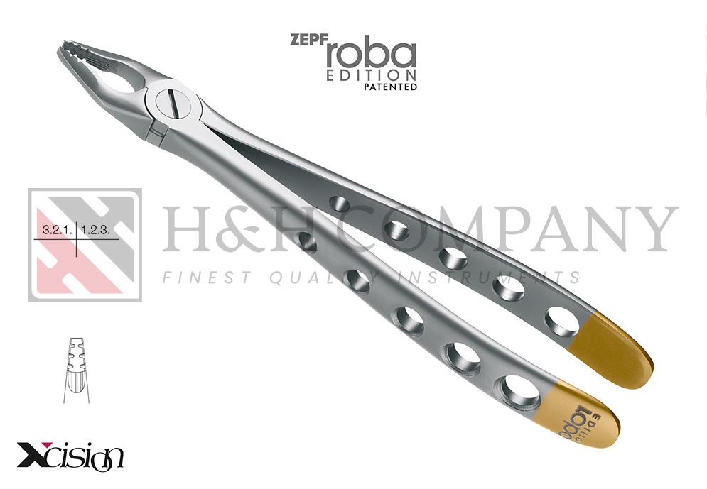 EXTRACTION FORCEPS, ENGL. PATTERN, FIG.34N MODIF., ROBA-EDITION BY DR. BECK,