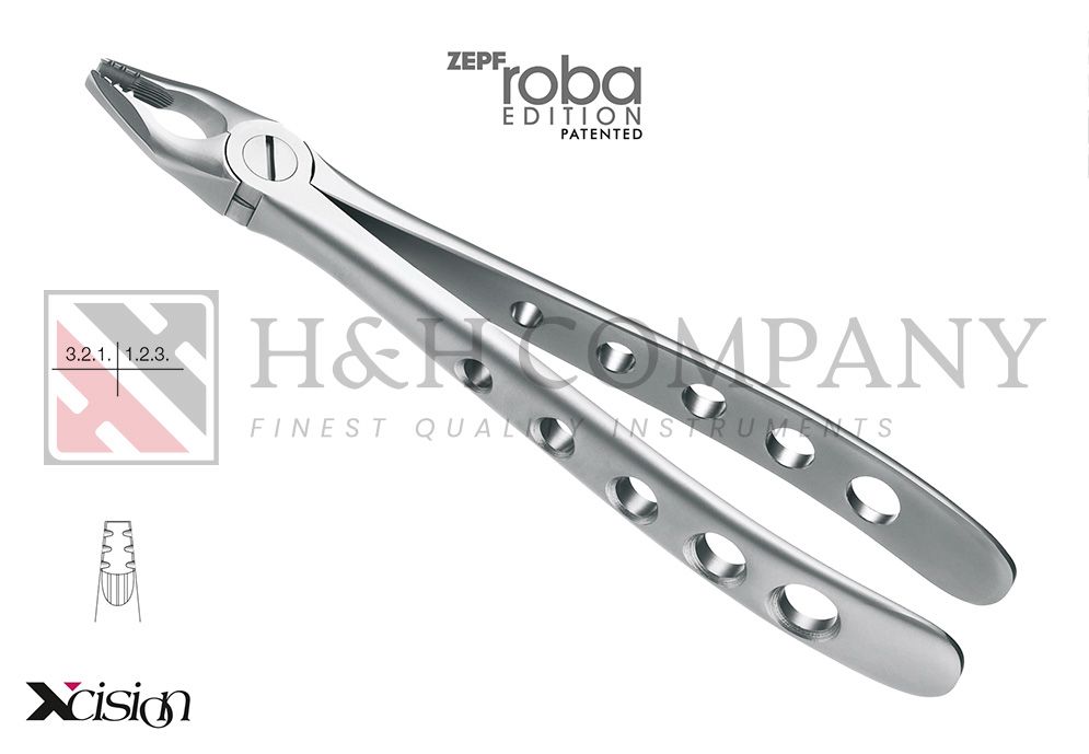 EXTRACT. FORCEPS, ENGL. PATTERN,FIG.34M MODIF., ROBA-EDITION BY DR. BECK,