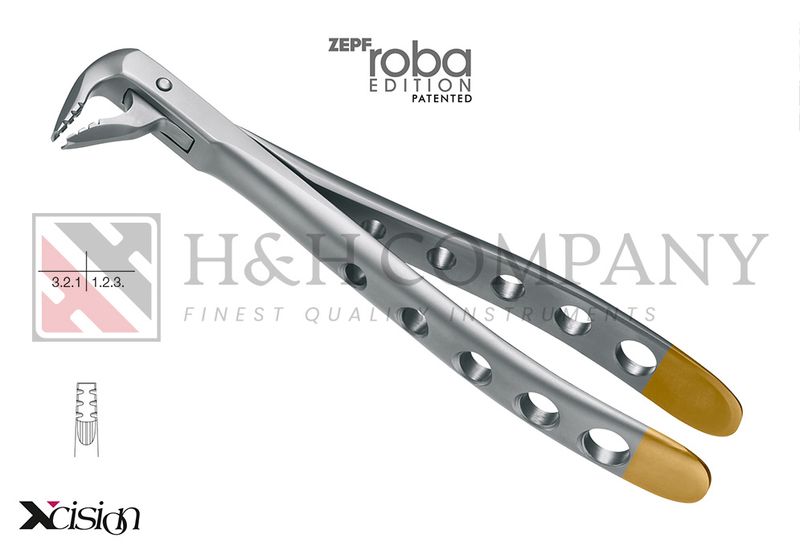 EXTRACTION FORCEPS, ENGL. PATTERN, FIG.36M MODIF., ROBA-EDITION BY DR. BECK,