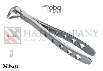 EXTRACT. FORCEPS, ENGL. PATTERN,FIG.36M MODIF., ROBA-EDITION BY DR. BECK, EXTRACT. FORCEPS, ENGL. PATTERN,FIG.36M MODIF., ROBA-EDITION BY DR. BECK,