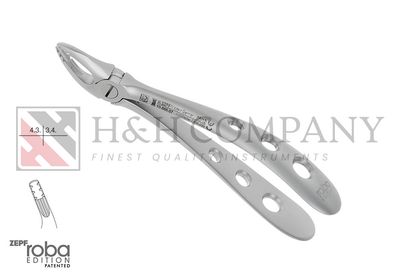 EXTRACTING FORCEPS, ENGL. PATTERN, FIG.7 FOR CHILDREN, ROBA DESIGN EXTRACTING FORCEPS, ENGL. PATTERN, FIG.7 FOR CHILDREN, ROBA DESIGN