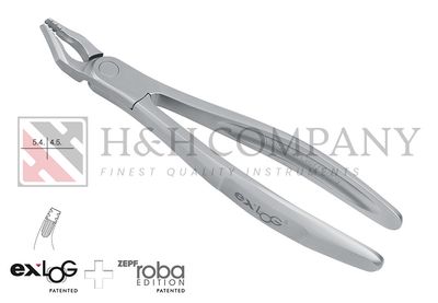 EXTRACTING FORCEPS, EXLOG® FIG.35M MODIF., ROBA-EDITION BY DR. BECK, EXTRACTING FORCEPS, EXLOG® FIG.35M MODIF., ROBA-EDITION BY DR. BECK,
